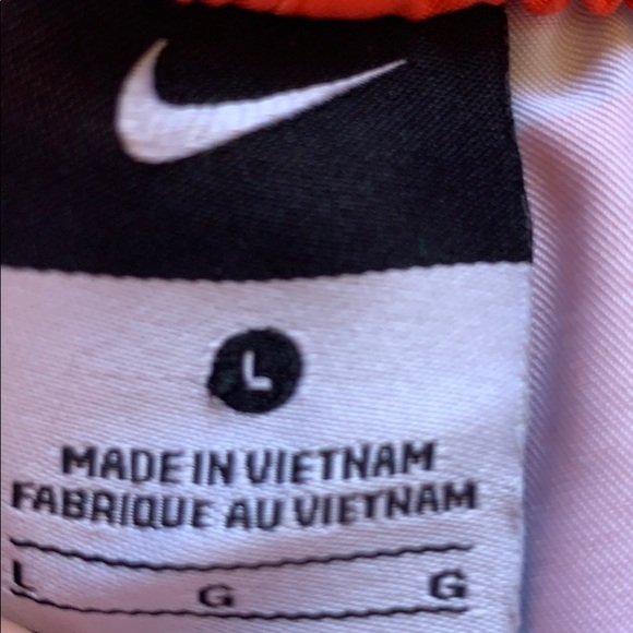 Nike swim‎ orange/white shorts - Picture 4 of 6